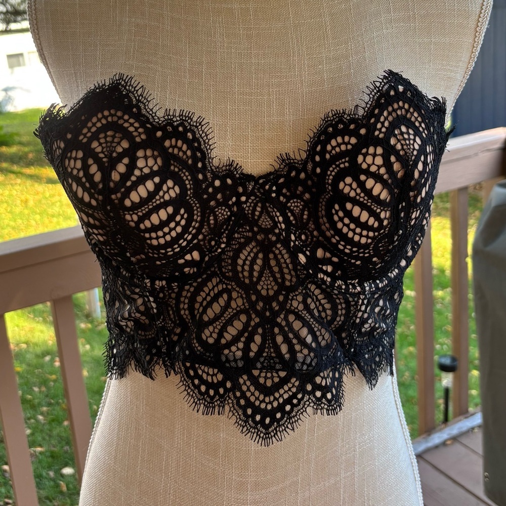 VS Lace Bustier (Dream Angels Collection-2017)/Thongs